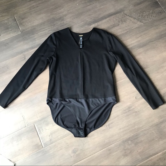Chico’s Black Label Long Sleeve Bodysuit. Size 12. ***NWOT*** - Picture 2 of 5
